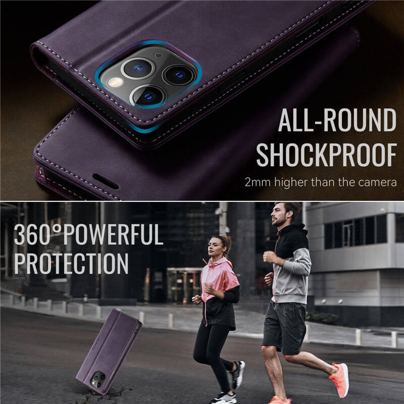 CaseMe iPhone 11 Pro Wallet Case – Magnetic & RFID Blocking - Image 7