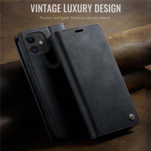 Alternative view of CaseMe iPhone 11 Wallet Case – Magnetic & RFID Blocking