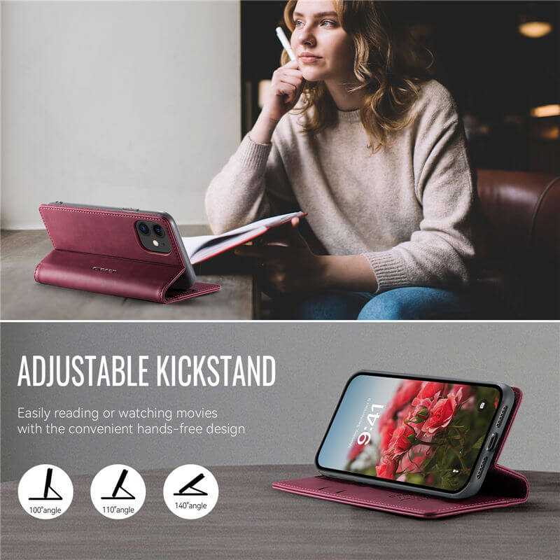 CaseMe iPhone 11 Wallet Case – Magnetic & RFID Blocking - Image 6