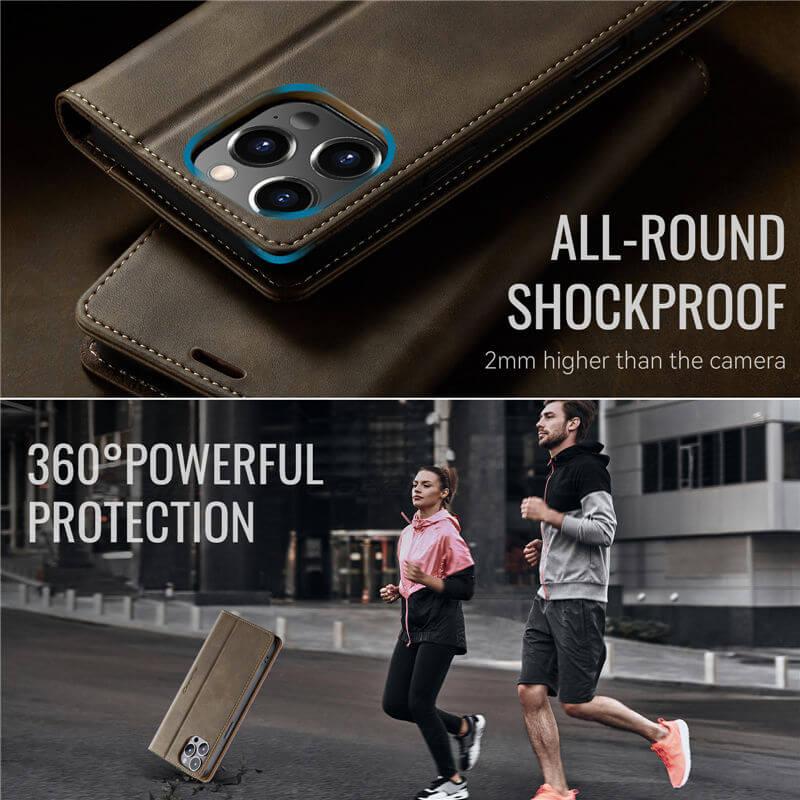 CaseMe iPhone 12/12 Pro Wallet Case – Magnetic & RFID Blocking - Image 7