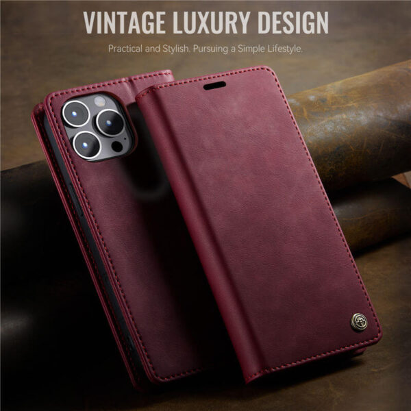 Alternative view of CaseMe iPhone 12 Pro Max Wallet Case – Magnetic & RFID Blocking