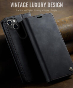 Alternative view of CaseMe iPhone 14 Wallet Case – Magnetic & RFID Blocking