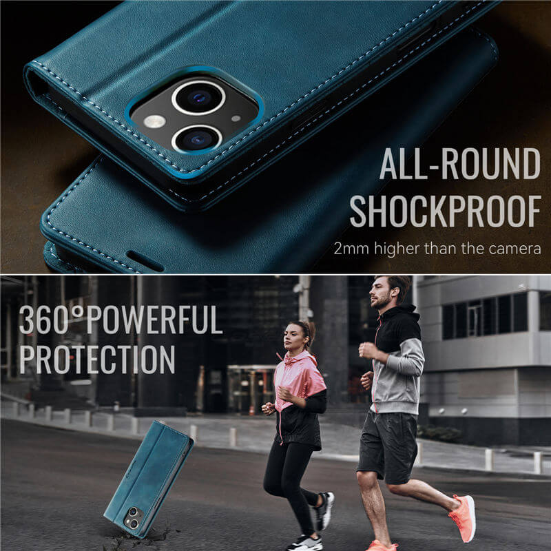 CaseMe iPhone 13 Wallet Case – Magnetic & RFID Blocking - Image 7