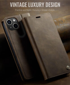 Alternative view of CaseMe iPhone 14 Plus Wallet Case – Magnetic & RFID Blocking