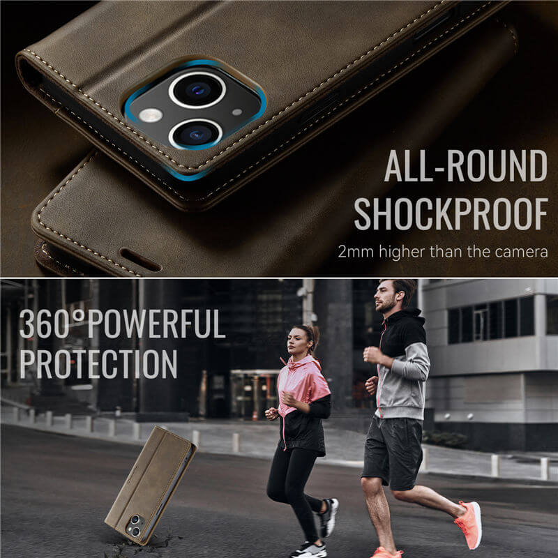 CaseMe iPhone 15 Plus Wallet Case – Magnetic & RFID Blocking - Image 7