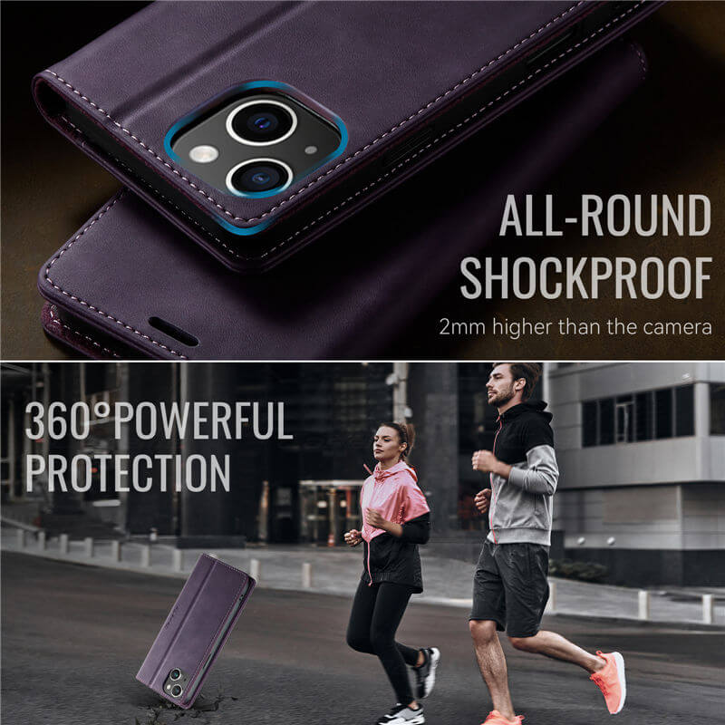 CaseMe iPhone 13 Mini Wallet Case – Magnetic & RFID Blocking - Image 7