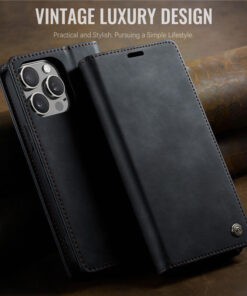 Alternative view of CaseMe iPhone 13 Pro Max Wallet Case – Magnetic & RFID Blocking