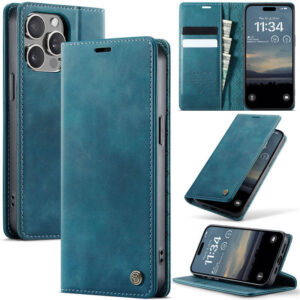 CaseMe iPhone 13 Pro Wallet Case – Magnetic & RFID Blocking