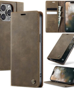 CaseMe iPhone 14 Pro Wallet Case – Magnetic & RFID Blocking