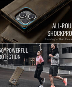 CaseMe iPhone 14 Pro Wallet Case – Magnetic & RFID Blocking - Image 7