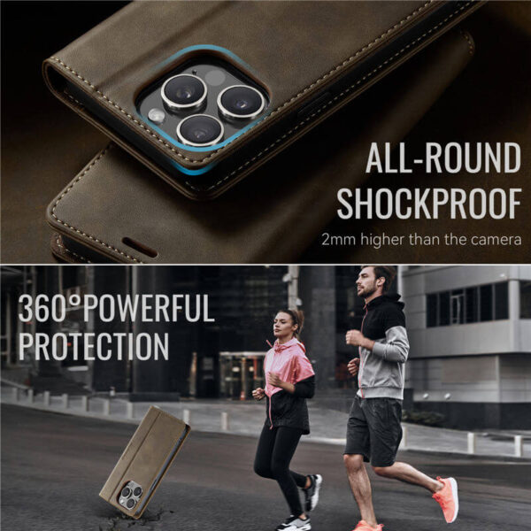CaseMe iPhone 14 Pro Wallet Case – Magnetic & RFID Blocking - Image 7