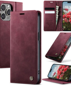 CaseMe iPhone 13 Pro Max Wallet Case – Magnetic & RFID Blocking