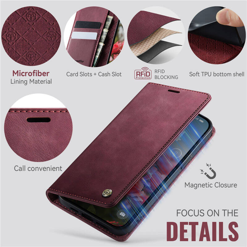 CaseMe iPhone 15 Pro Wallet Case