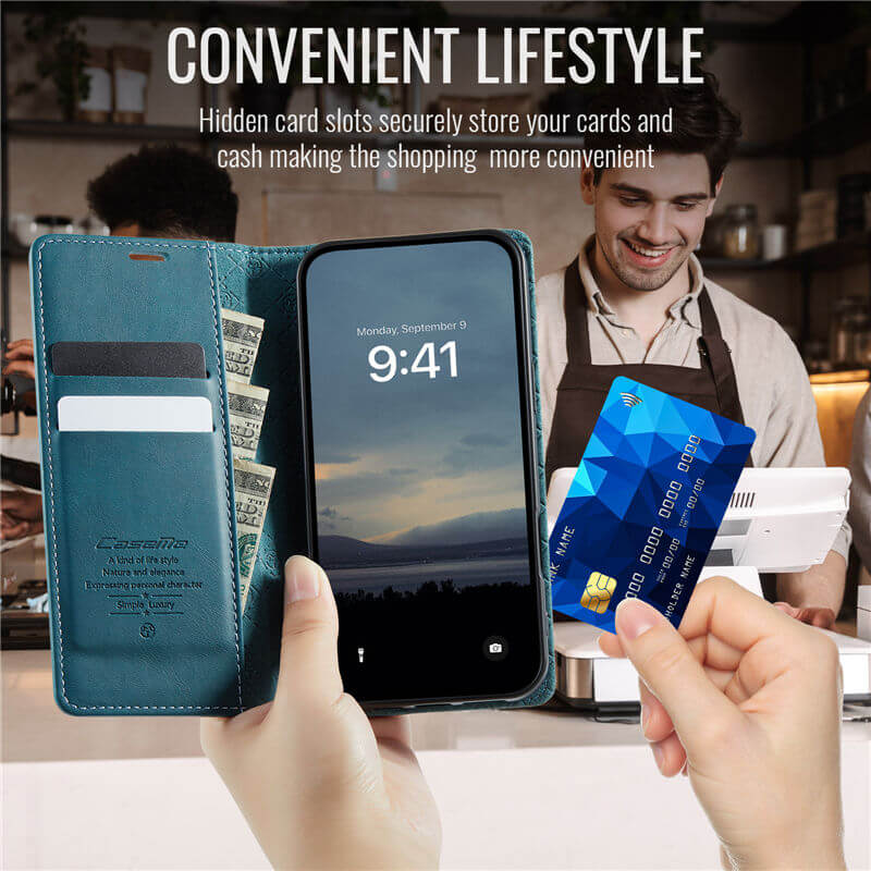 CaseMe iPhone 16 Wallet Case – Magnetic & RFID Blocking - Image 5