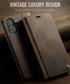 Alternative view of CaseMe iPhone 16 Plus Wallet Case – Magnetic & RFID Blocking