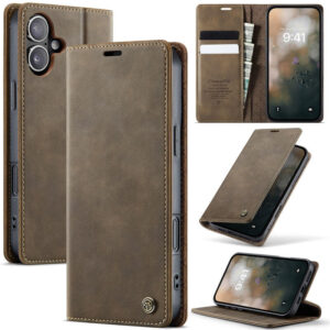 CaseMe iPhone 16 Wallet Case – Magnetic & RFID Blocking