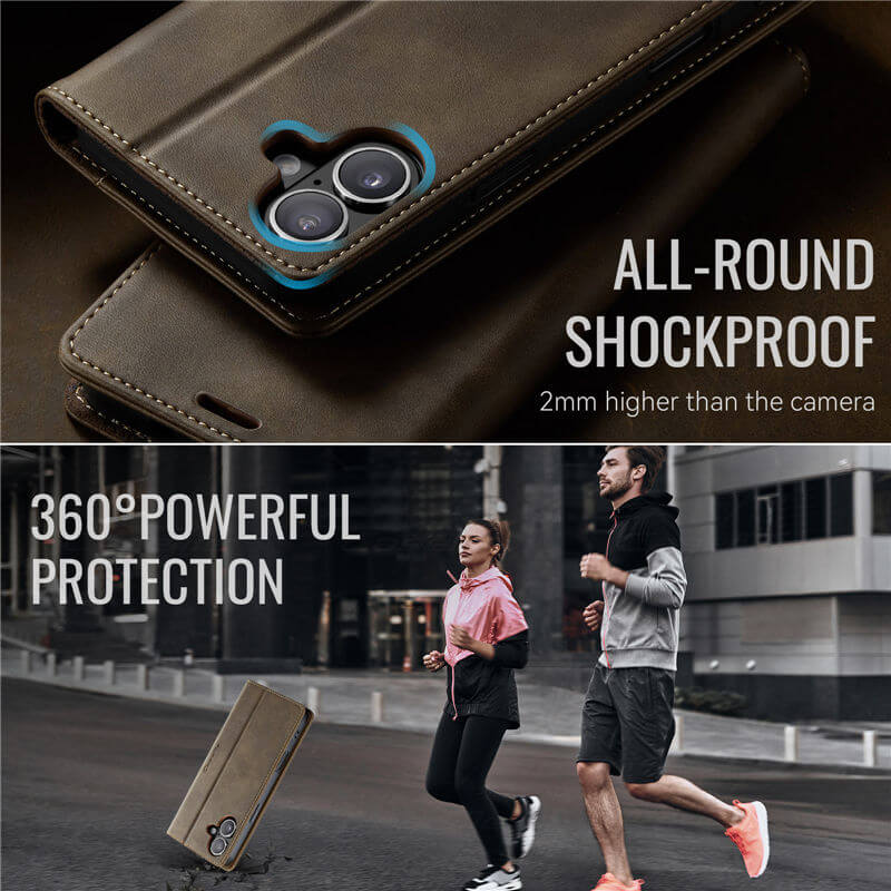 CaseMe iPhone 16 Plus Wallet Case – Magnetic & RFID Blocking - Image 7