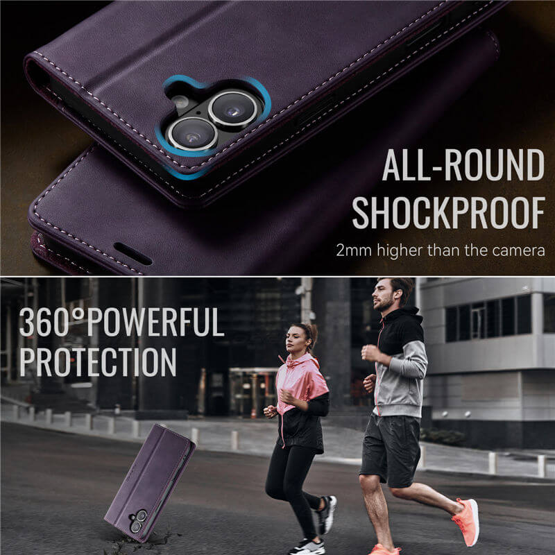 CaseMe iPhone 16 Wallet Case – Magnetic & RFID Blocking - Image 7