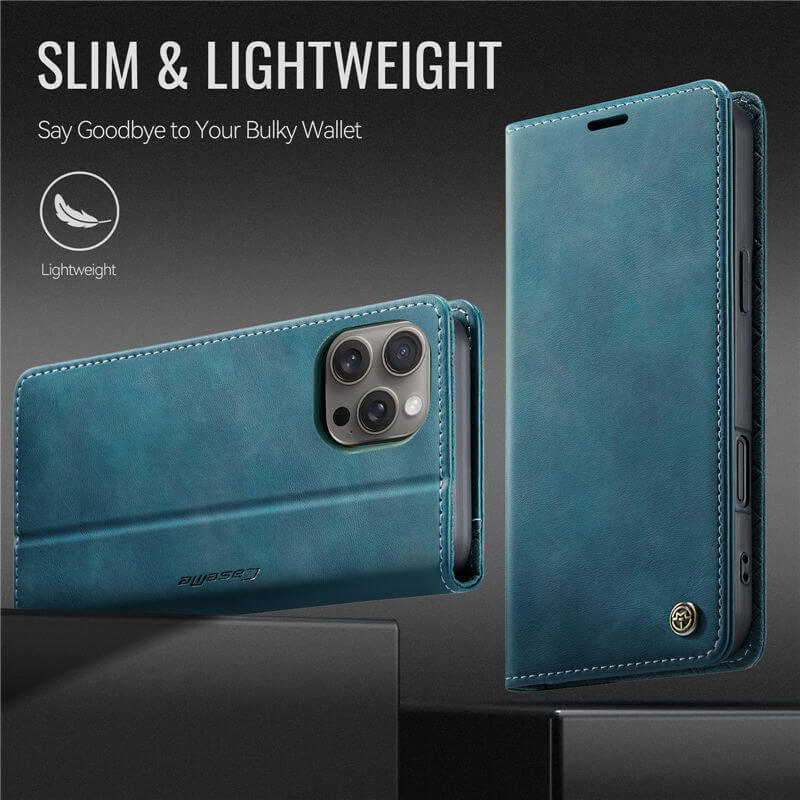 CaseMe iPhone 16 Pro Max Wallet Case – Magnetic & RFID Blocking - Image 8