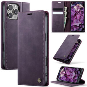 CaseMe iPhone 16 Pro Wallet Case – Magnetic & RFID Blocking