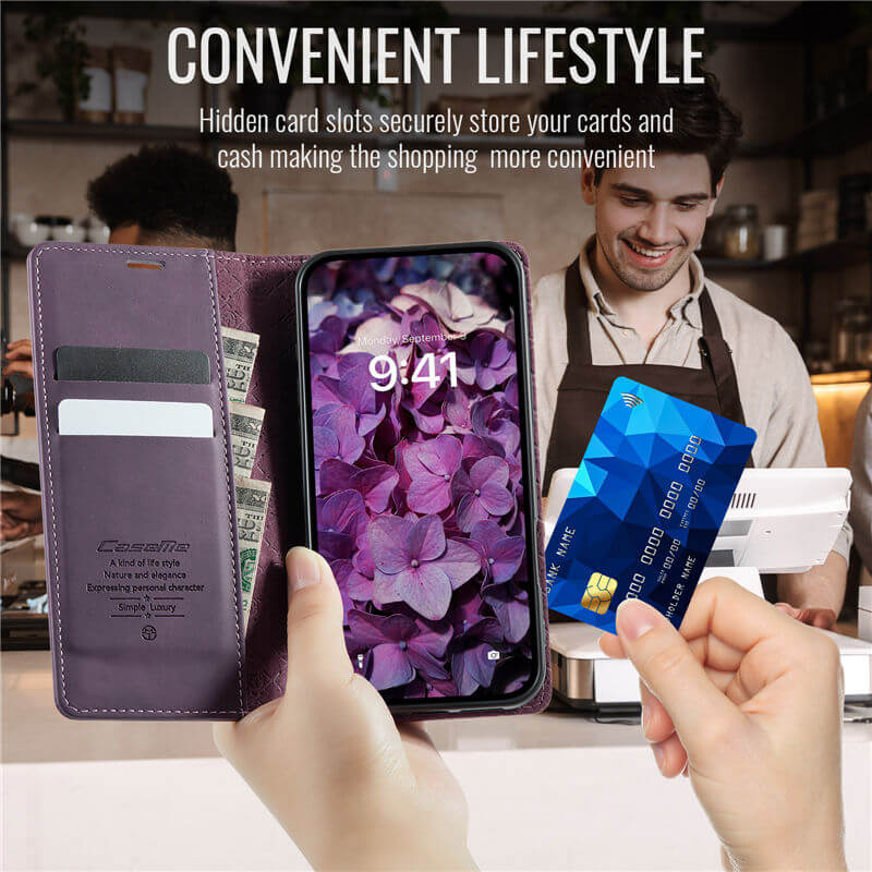 CaseMe iPhone 16 Pro Max Wallet Case – Magnetic & RFID Blocking - Image 5