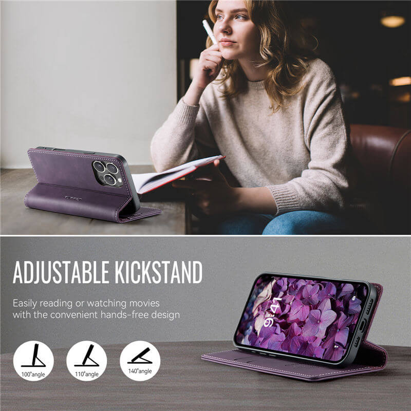 CaseMe iPhone 16 Pro Wallet Case – Magnetic & RFID Blocking - Image 6