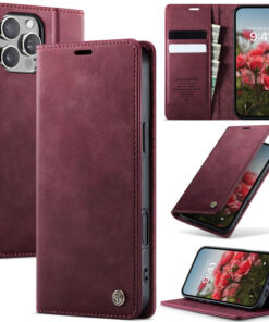 CaseMe iPhone 16 Pro Max Wallet Case – Magnetic & RFID Blocking
