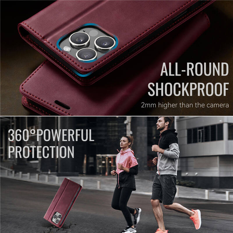 CaseMe iPhone 16 Pro Wallet Case – Magnetic & RFID Blocking - Image 7