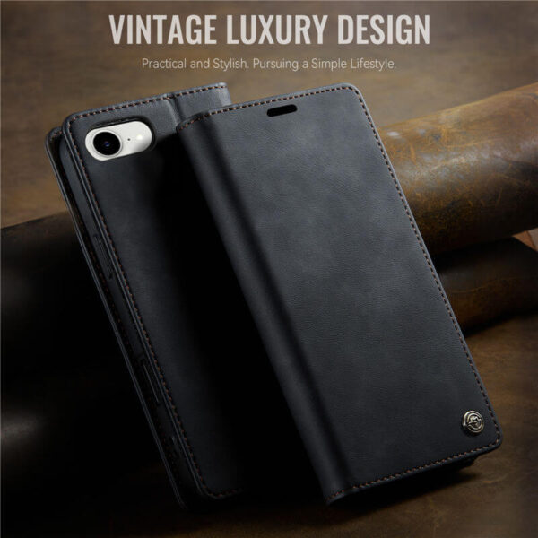 Alternative view of CaseMe iPhone 17e Wallet Case – Magnetic & RFID Blocking
