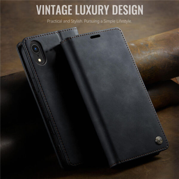 Alternative view of CaseMe iPhone XR Wallet Case – Magnetic & RFID Blocking