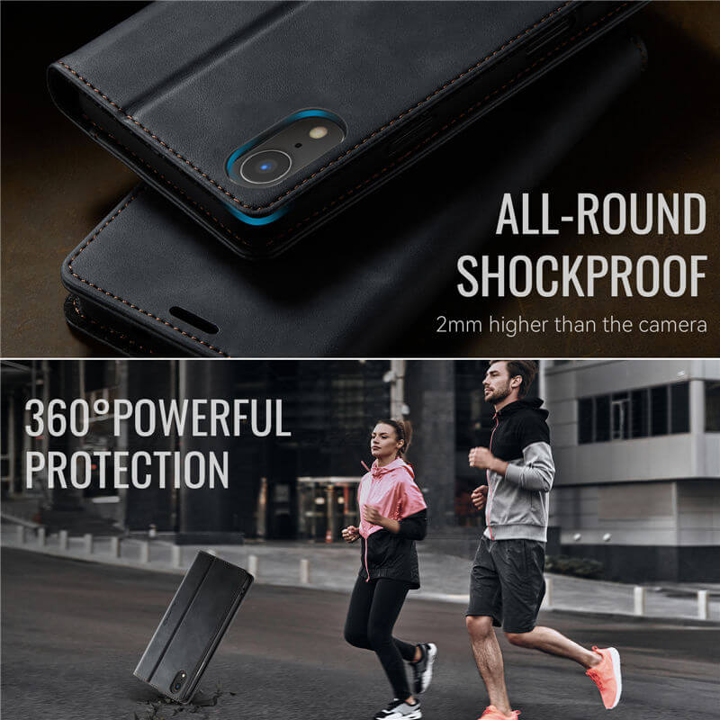 CaseMe iPhone XR Wallet Case – Magnetic & RFID Blocking - Image 7