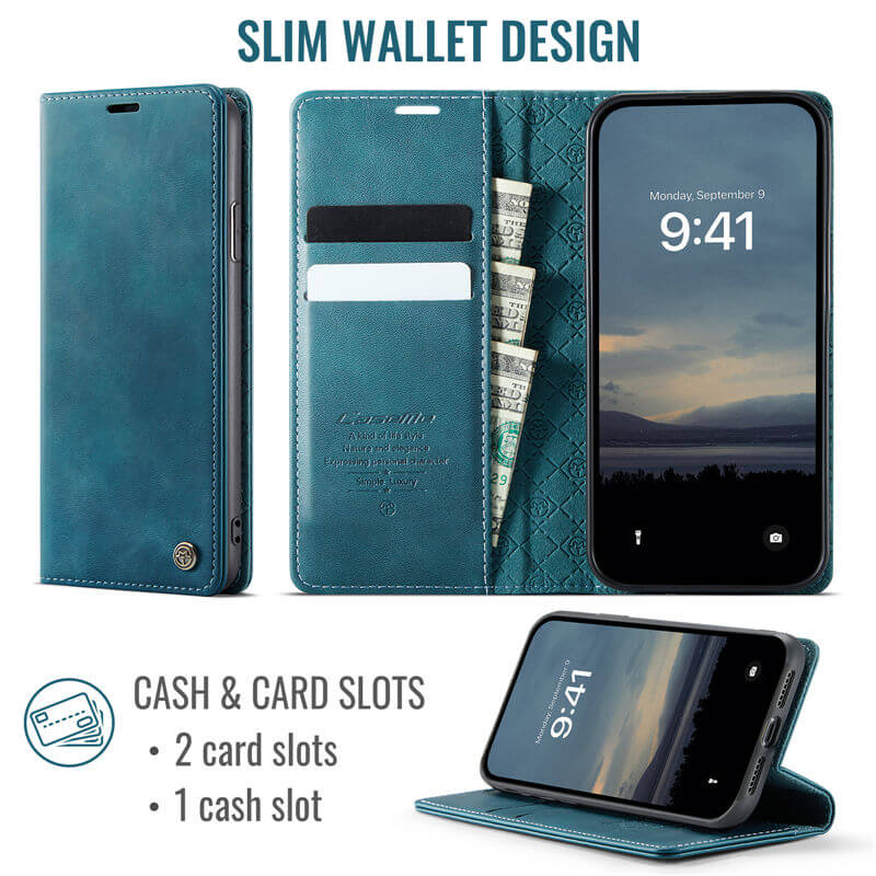 CaseMe iPhone XR Wallet Case – Magnetic & RFID Blocking - Image 3