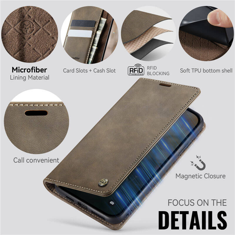 CaseMe iPhone XR Wallet Case – Magnetic & RFID Blocking - Image 4