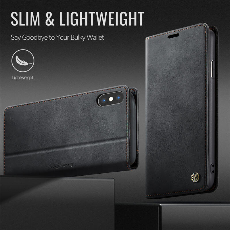 CaseMe iPhone XS Max Wallet Case – Magnetic & RFID Blocking - Image 8
