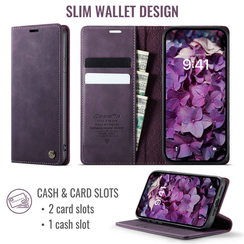 CaseMe iPhone X/XS Wallet Case – Magnetic & RFID Blocking - Image 3