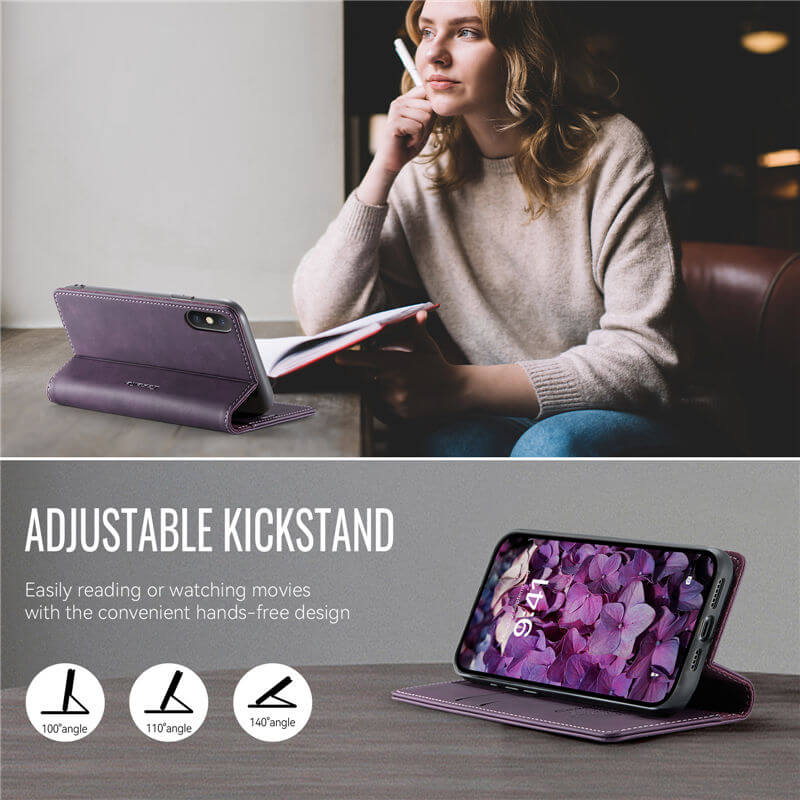 CaseMe iPhone XS Max Wallet Case – Magnetic & RFID Blocking - Image 6