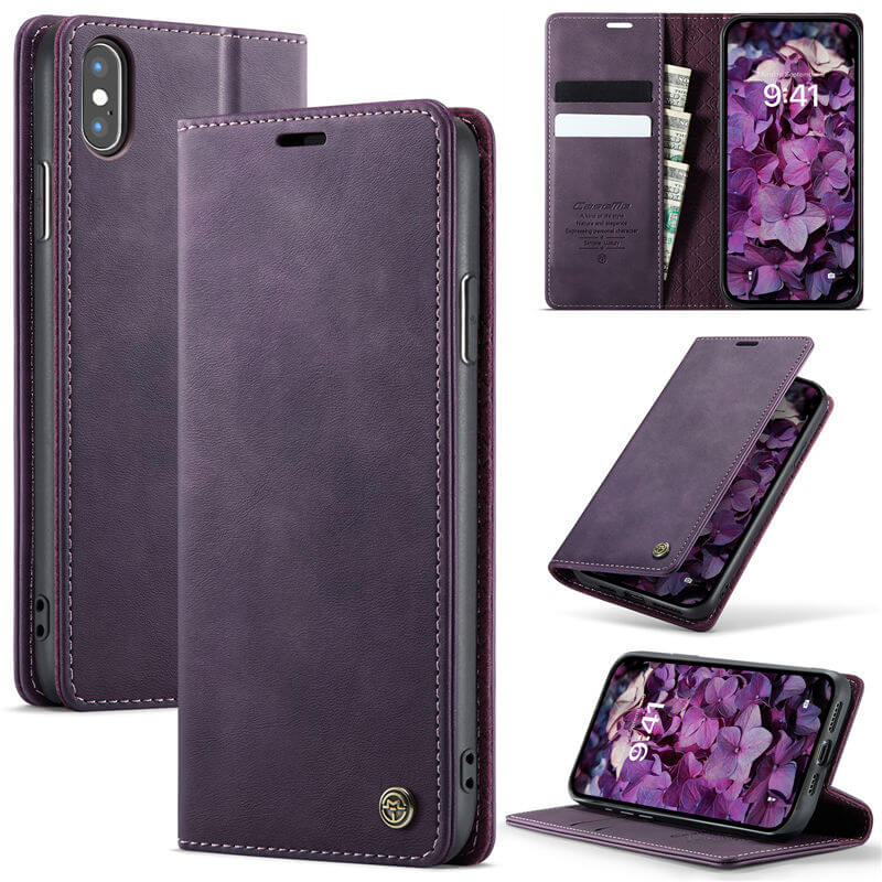 CaseMe iPhone XS Max Wallet Case – Magnetic & RFID Blocking