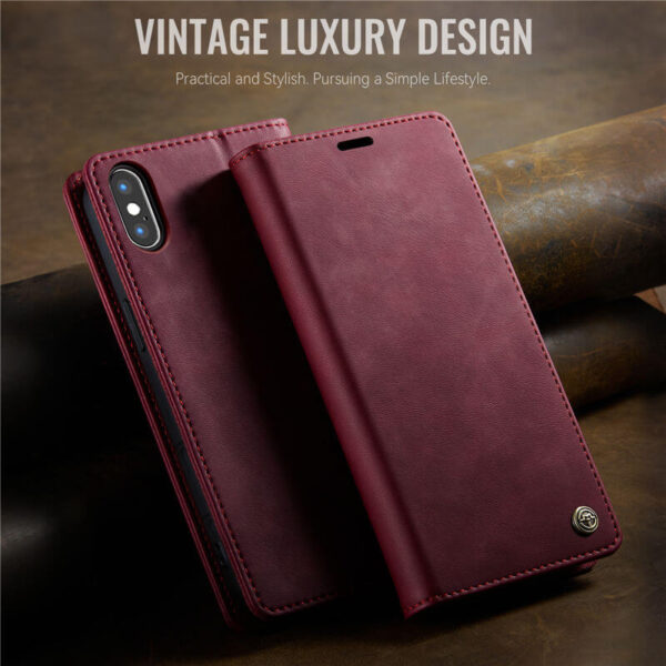 Alternative view of CaseMe iPhone XS Max Wallet Case – Magnetic & RFID Blocking