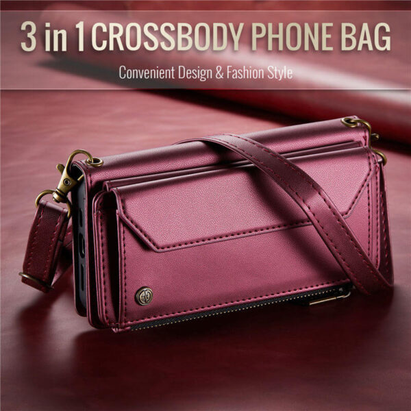 CaseMe Google Pixel 10/Pixel 10 Pro RFID Wallet Crossbody Case with Wireless Charging - Image 3