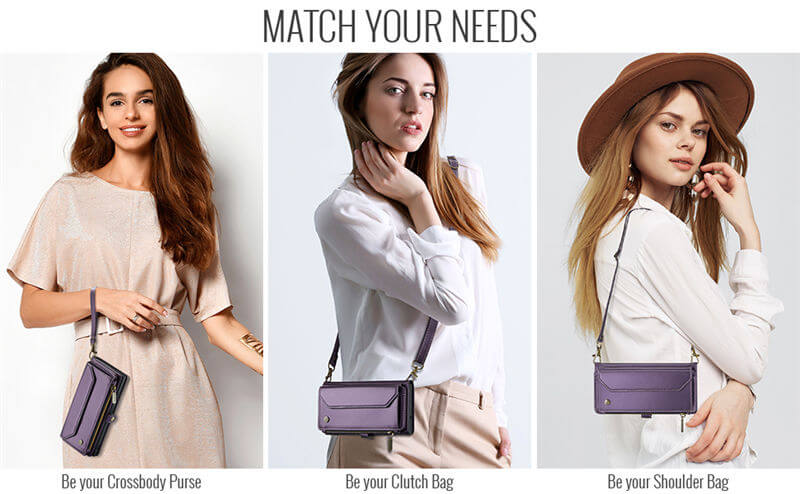 CaseMe Google Pixel 10/Pixel 10 Pro Wallet RFID Blocking Crossbody Phone Case