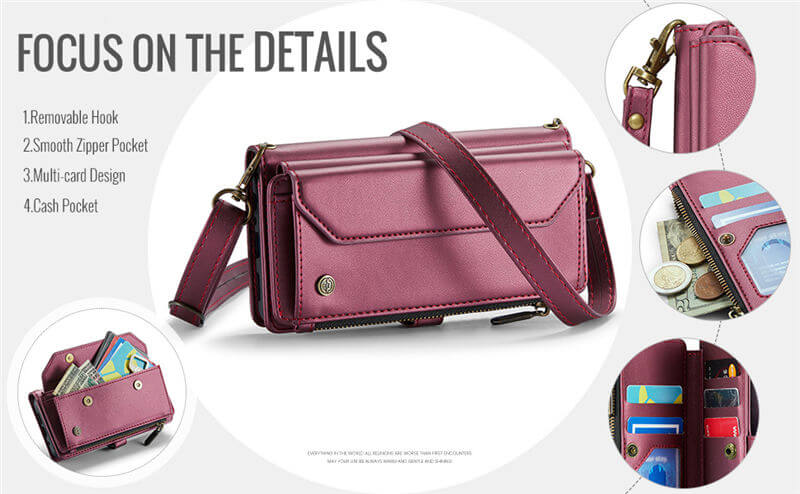 CaseMe Google Pixel 10/Pixel 10 Pro Wallet RFID Blocking Crossbody Phone Case