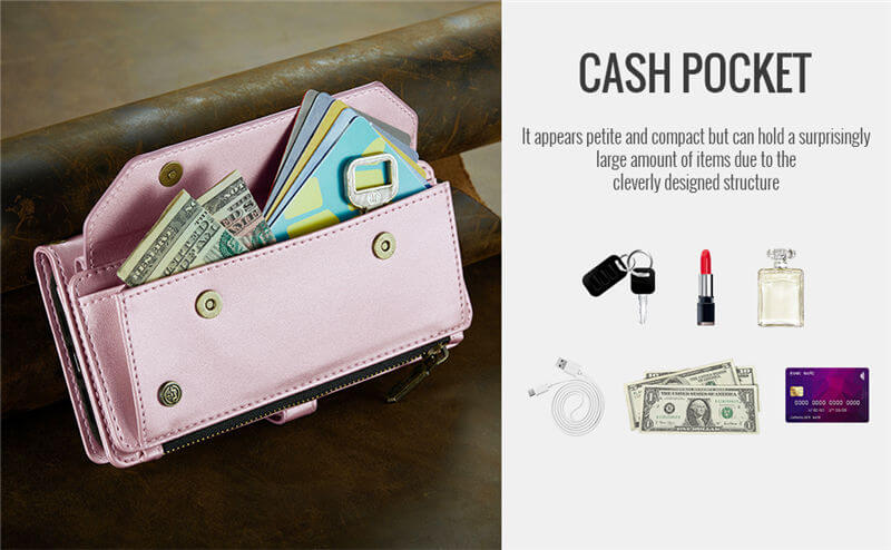 CaseMe Google Pixel 10/Pixel 10 Pro Wallet RFID Blocking Crossbody Phone Case