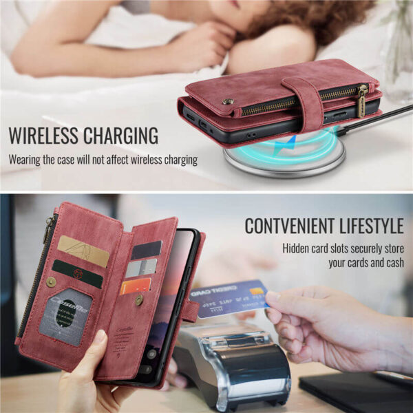 CaseMe Google Pixel 10/Pixel 10 Pro Wallet Kickstand Case with Wrist Strap - Image 5