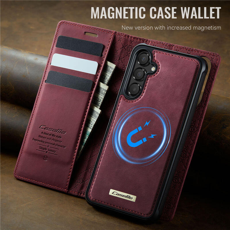 CaseMe Samsung Galaxy A14 2-in-1 Magnetic Wallet Case with RFID Blocking - Image 9