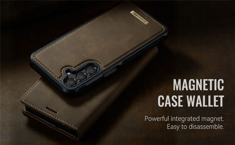 CaseMe Samsung Galaxy A14 2-in-1 Magnetic Wallet Case