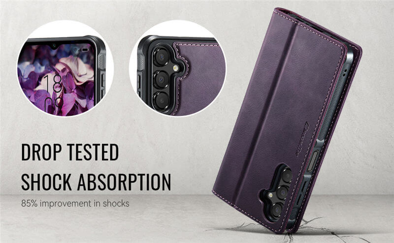 CaseMe Samsung Galaxy A14 2-in-1 Magnetic Wallet Case