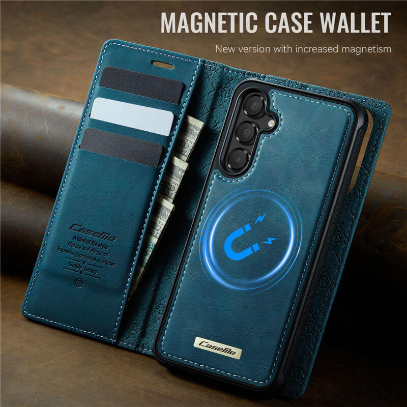 CaseMe Samsung Galaxy A15 2-in-1 Magnetic Wallet Case with RFID Blocking - Image 9