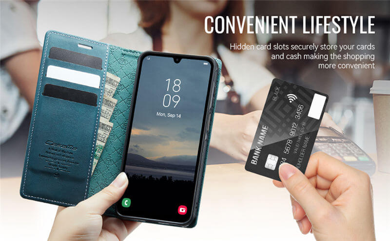 CaseMe Samsung Galaxy A15 2-in-1 Magnetic Wallet Case