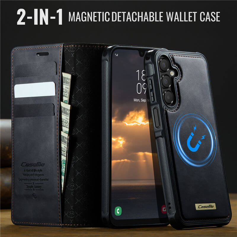 CaseMe Samsung Galaxy A16 5G 2-in-1 Magnetic Wallet Case with RFID Blocking - Image 8