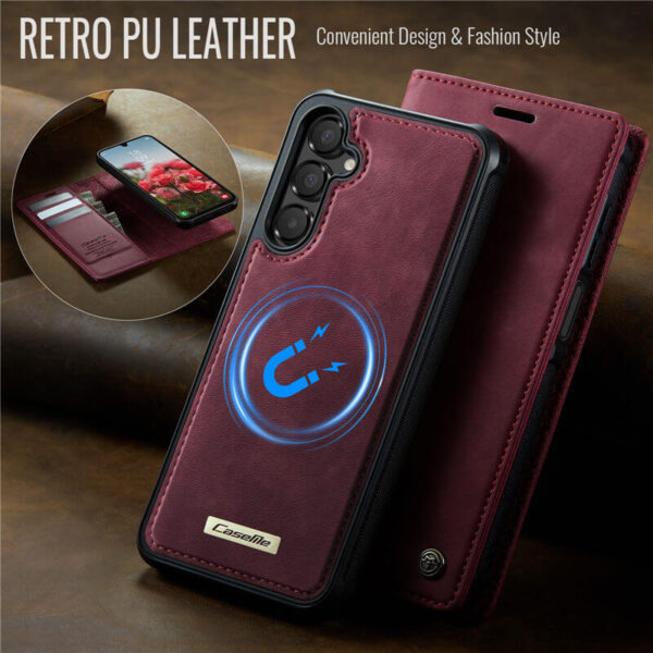 Alternative view of CaseMe Samsung Galaxy A16 5G 2-in-1 Magnetic Wallet Case with RFID Blocking